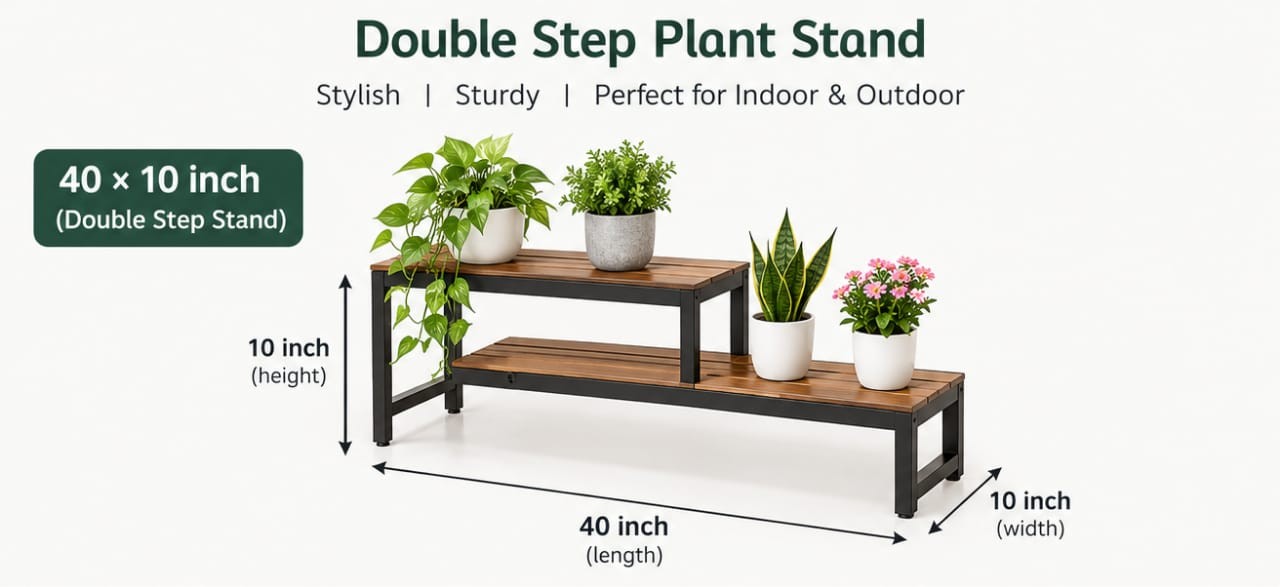Plant Stands 40*10 double step