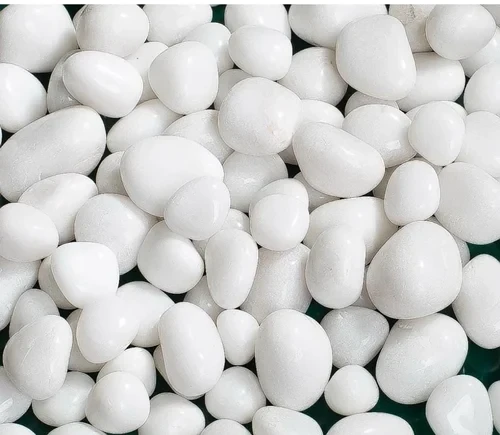 Pebbles (white double polish)