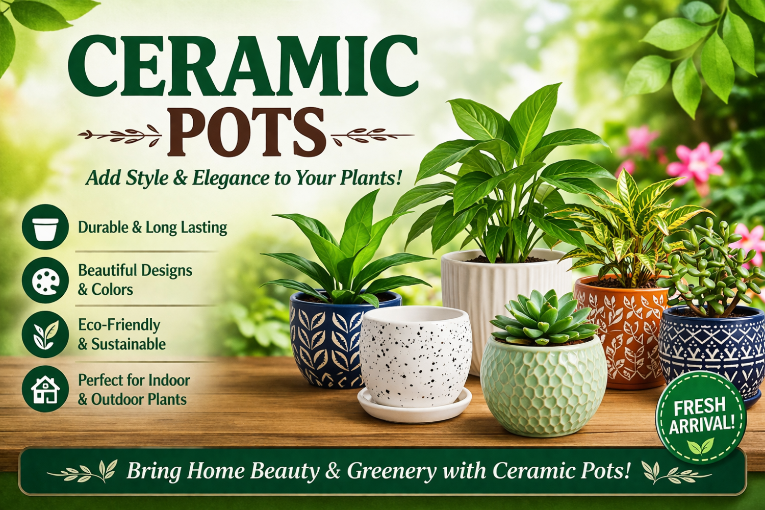 Ceramic pots
